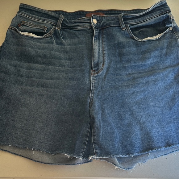 Judy Blue Pants - Judy Blue Dark Blue Jean Shorts
